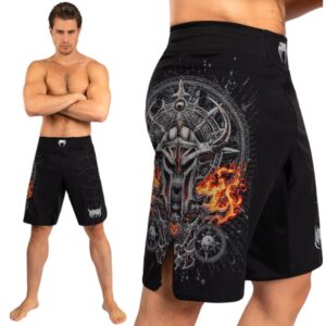 шорти venum gladiator 5.0 men’s fight shorts - black/silver