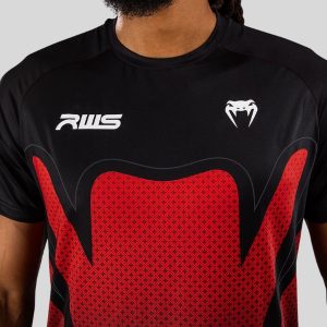 Тениска Venum x RWS 2.0 Men’s Dry-Tech T-Shirt - Black/Red 1