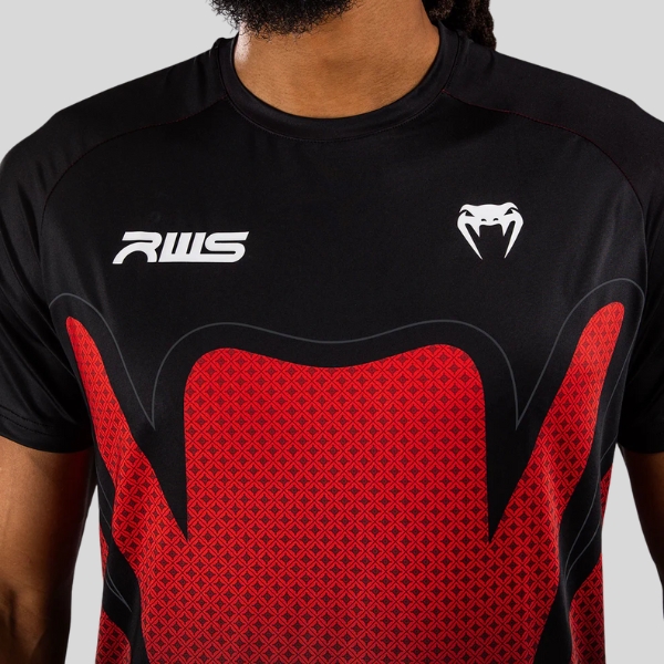 Тениска Venum x RWS 2.0 Men’s Dry-Tech T-Shirt - Black/Red 1