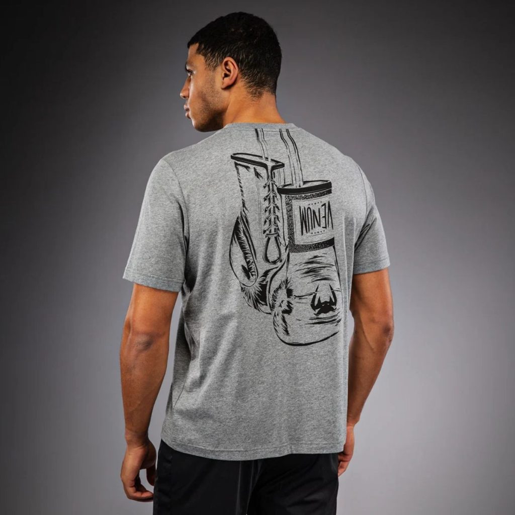 Тениска Venum Fight Icon Cotton T-Shirt – Light Heather Grey