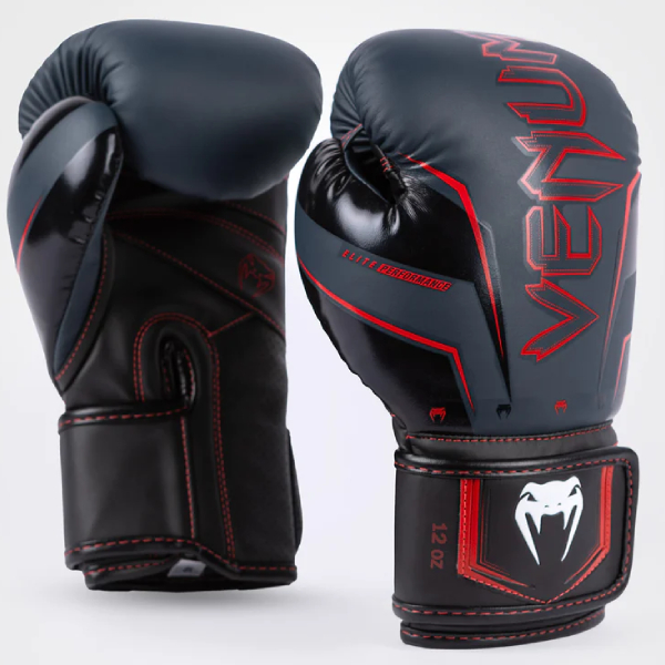 боксови ръкавици venum elite evo navy/black/red