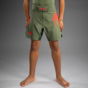 детски шорти venum light army green/orange