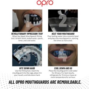 протектор за зъби instant ustom-fit ufc strike white 3