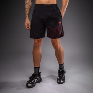 Шорти Venum Spectre Training Shorts Black/Red — преден изглед, VENUM-06313-100