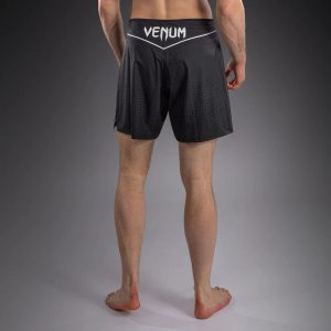 Шорти Venum Stealth Fightshorts Black/White – изглед отзад
