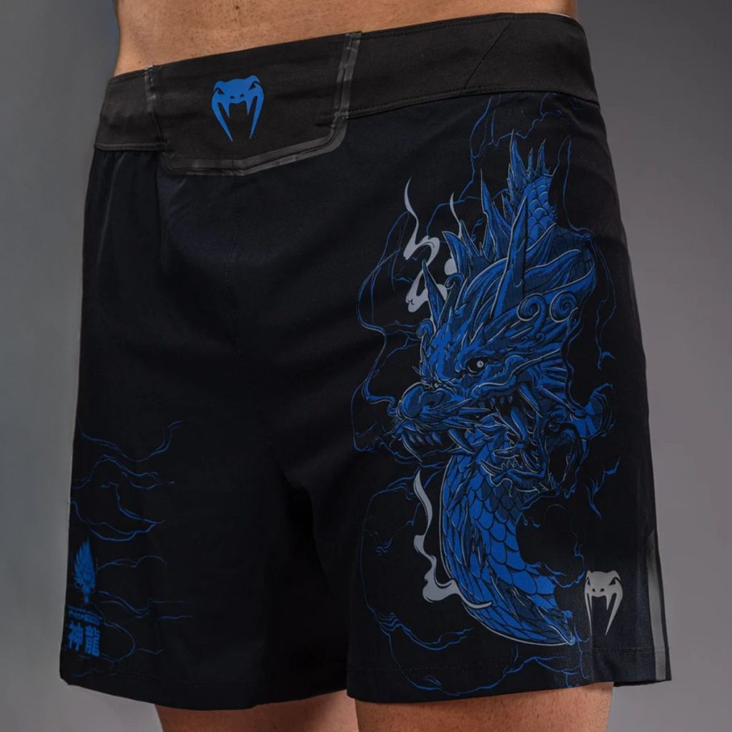Шорти Venum Thunder Dragon Fightshorts - Black/Royal Blue