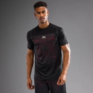 тениска venum g-fit air dry-tech deep black / fire red