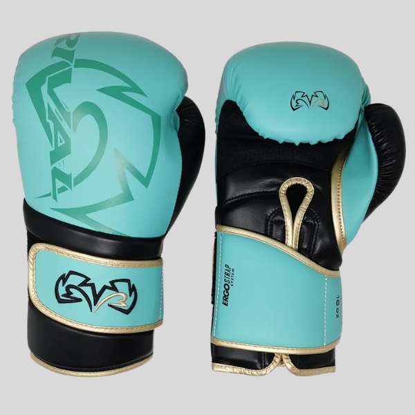 боксови ръкавици rival RS80V impulse sparring gloves aqua 2