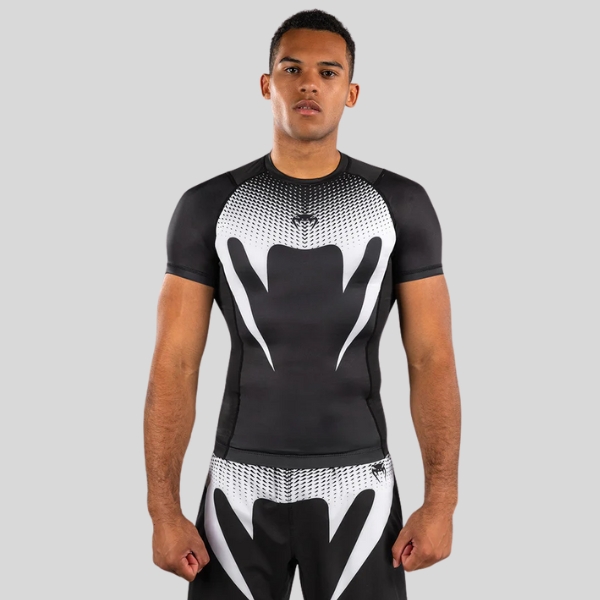 рашгард venum no gi rashguards - black/white