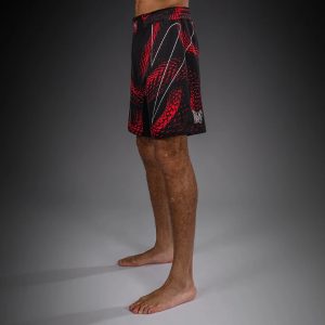 шорти venum matupa fightshorts - black/red/silver 1