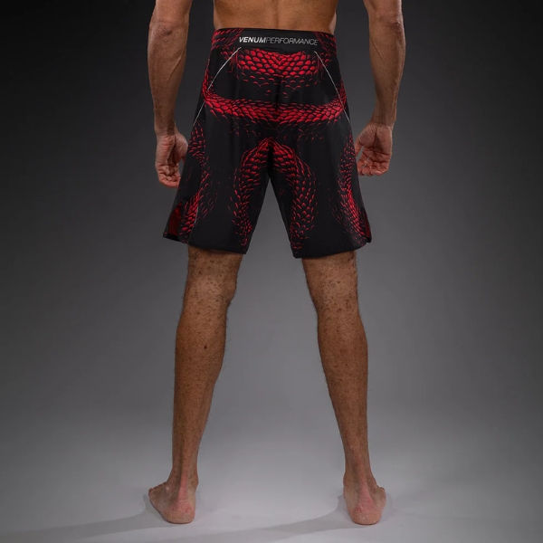 шорти venum matupa fightshorts - black/red/silver 2
