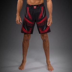 шорти venum matupa fightshorts - black/red/silver