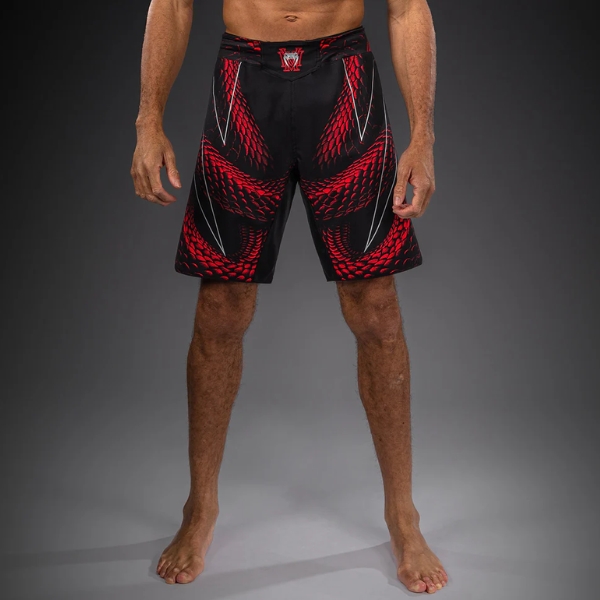 шорти venum matupa fightshorts - black/red/silver