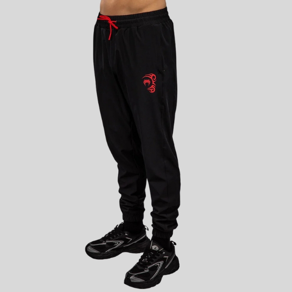 спортно долнище venum x mike tyson tiger deep black/intense red 1