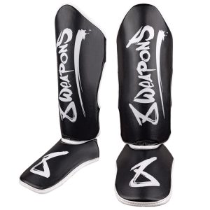 детски протектори за крака 8 wepons unlimited 2.0 black-white