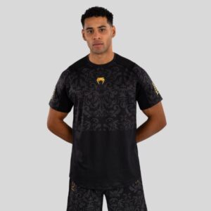 тениска venum x ilia topuria unmatched dry-tech shirt - black/gold