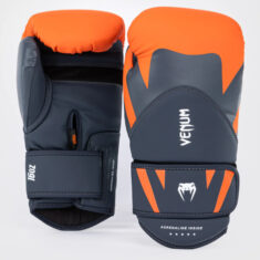 боксови ръкавици venum challenger 4.0 orange/navy blue