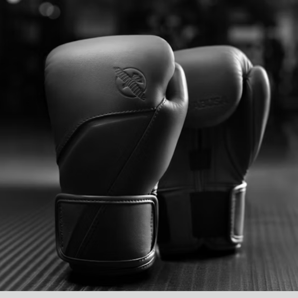 боксови ръкавици hayabusa e1 leather black 1