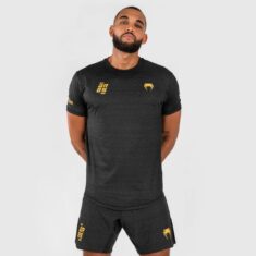 тениска venum x ares men’s dry-tech black/gold