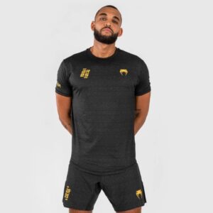 тениска venum x ares men’s dry-tech black/gold