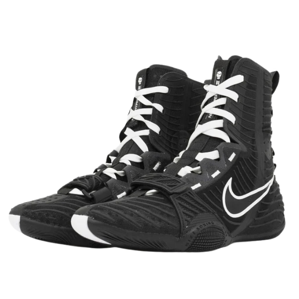 Професионални боксови обувки Nike HyperKO 3 в черно-бял цвят