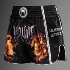 муай тай шорти venum gladiator 5.0 black/neon orange