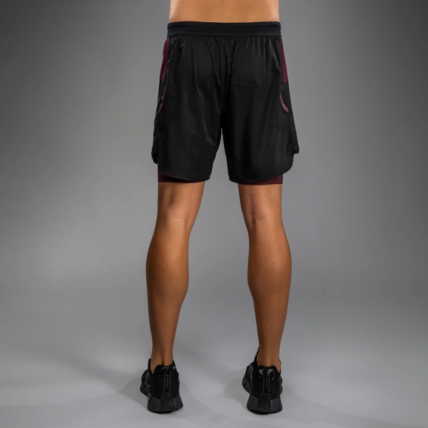 шорти venum x assassin’s creed shadows men’s training shorts - burgundy/black 3