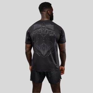 Тениска Venum Eclipse Dry-Tech T-Shirt - Black/Silver 1