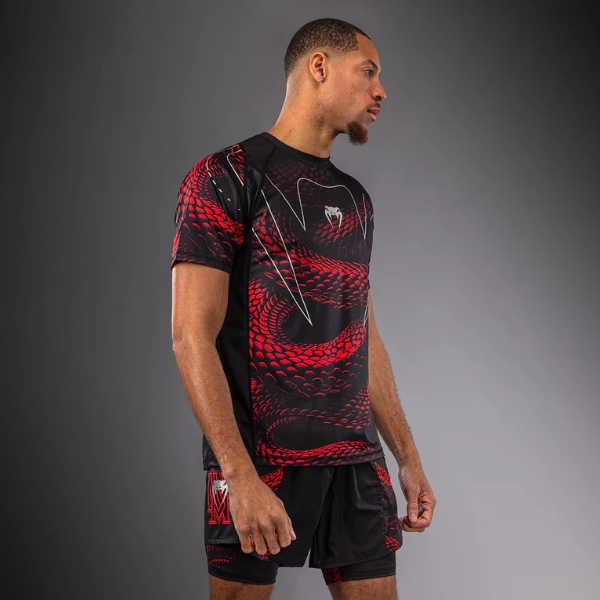 тениска venum matupa dry tech t-shirt - black/red/silver 1