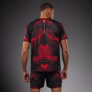 тениска venum matupa dry tech t-shirt - black/red/silver 2