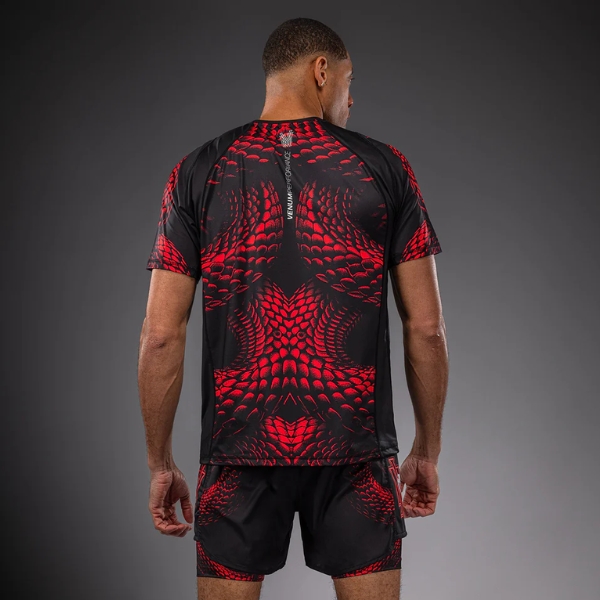 тениска venum matupa dry tech t-shirt - black/red/silver 2