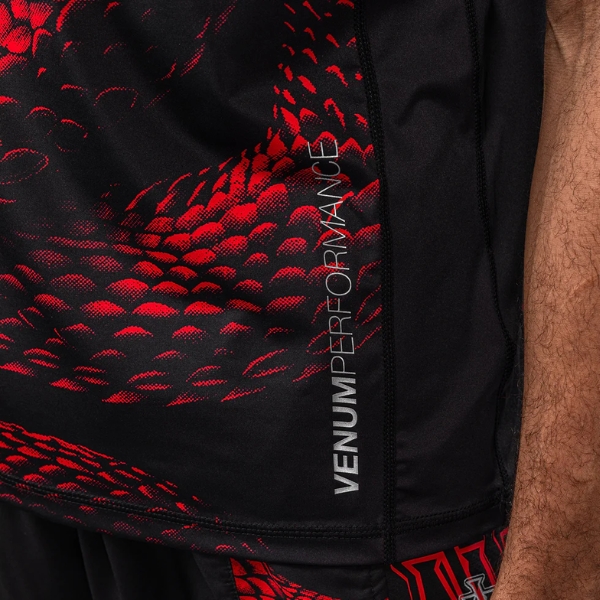 тениска venum matupa dry tech t-shirt - black/red/silver 3