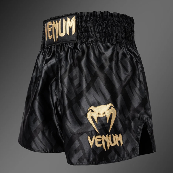 Муай Тай Шорти Venum x Contender XT Muay Thai Shorts – Black Gold 3