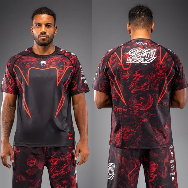 Тениска Venum 20th Anniversary Dry-Tech Shirt - Black/Red
