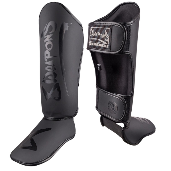 детски протектори за крака 8 wepons unlimited 2.0 black-black 1