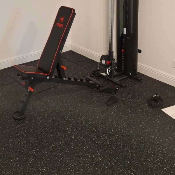 гумена настилка за фитнес 100×100x2см amila fitness 3