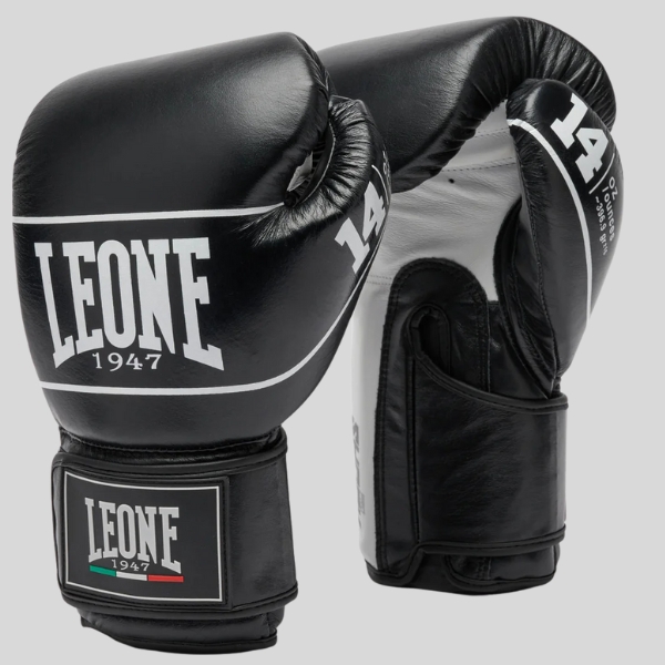 боксови ръкавици leone shock pro black