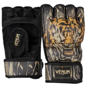 мма ръкавици venum tiger black/neon orange