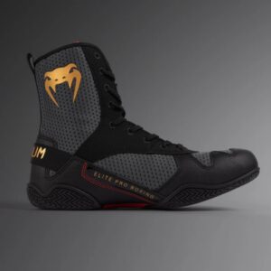 обувки за бокс venum elite storm grey / gold 2