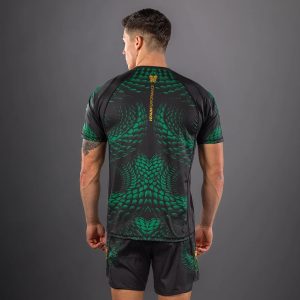 тениска venum matupa dry tech t-shirt - black/green/gold 2