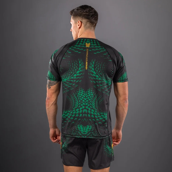 тениска venum matupa dry tech t-shirt - black/green/gold 2