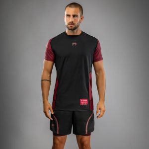 Тениска Venum x Assassin’s Creed Shadows Men’s Dry-Tech T-Shirt - Burgundy Black 1