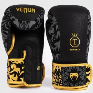 боксови ръкавици venum x Ilia topuria unmatched boxing gloves - black/gold