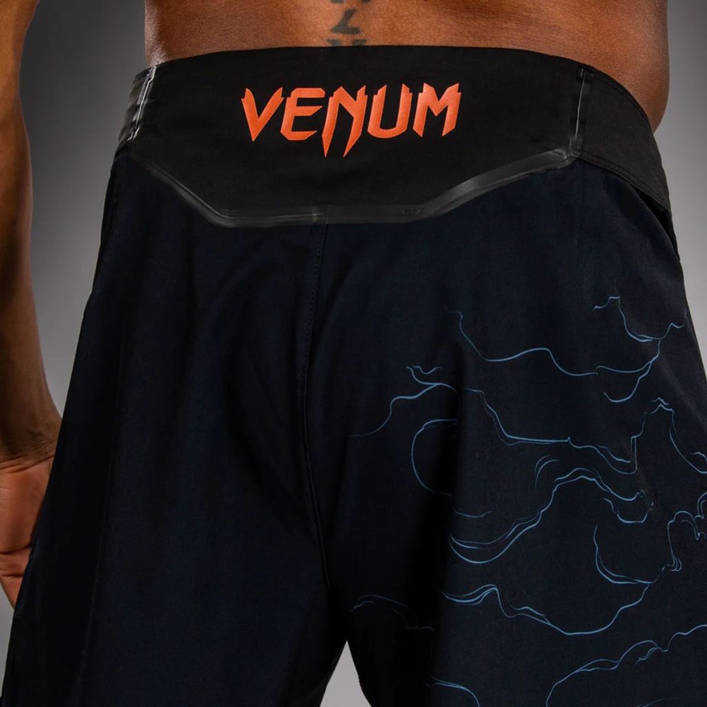 Шорти Venum Thunder Dragon Fightshorts Black/Grey/Copper – изглед отзад