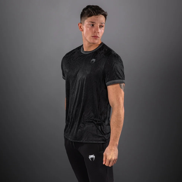 тениска venum aegis dry tech t-shirt - off-black 1