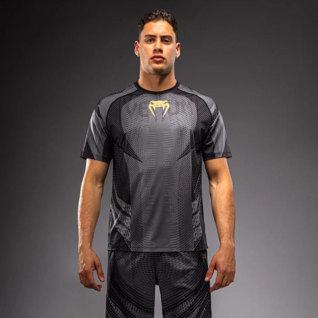 Тениска Venum Galactic 3.0 Dry Tech T-Shirt – Black/Gold