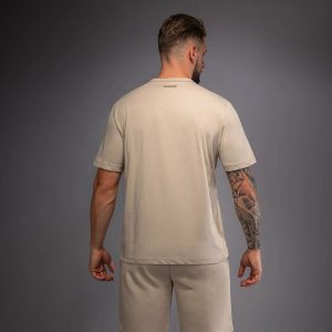 Тениска Venum Giant 3D T-shirt Beige – изглед отзад