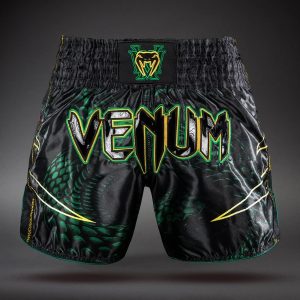 муай тай шорти venum matupa muay thai shorts - black/green/gold