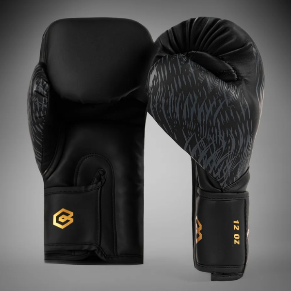 Боксови Ръкавици Venum x Chimaev Wild Borz Boxing Gloves - Black Gold 1