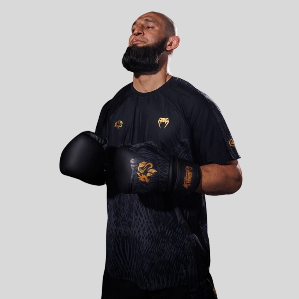 Боксови Ръкавици Venum x Chimaev Wild Borz Boxing Gloves - Black Gold 3